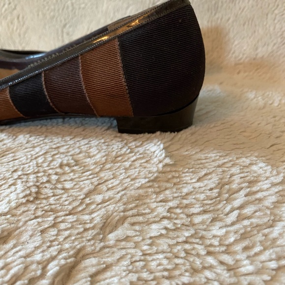 Vintage Salvatore Ferragamo Brown Flats - Picture 5 of 11